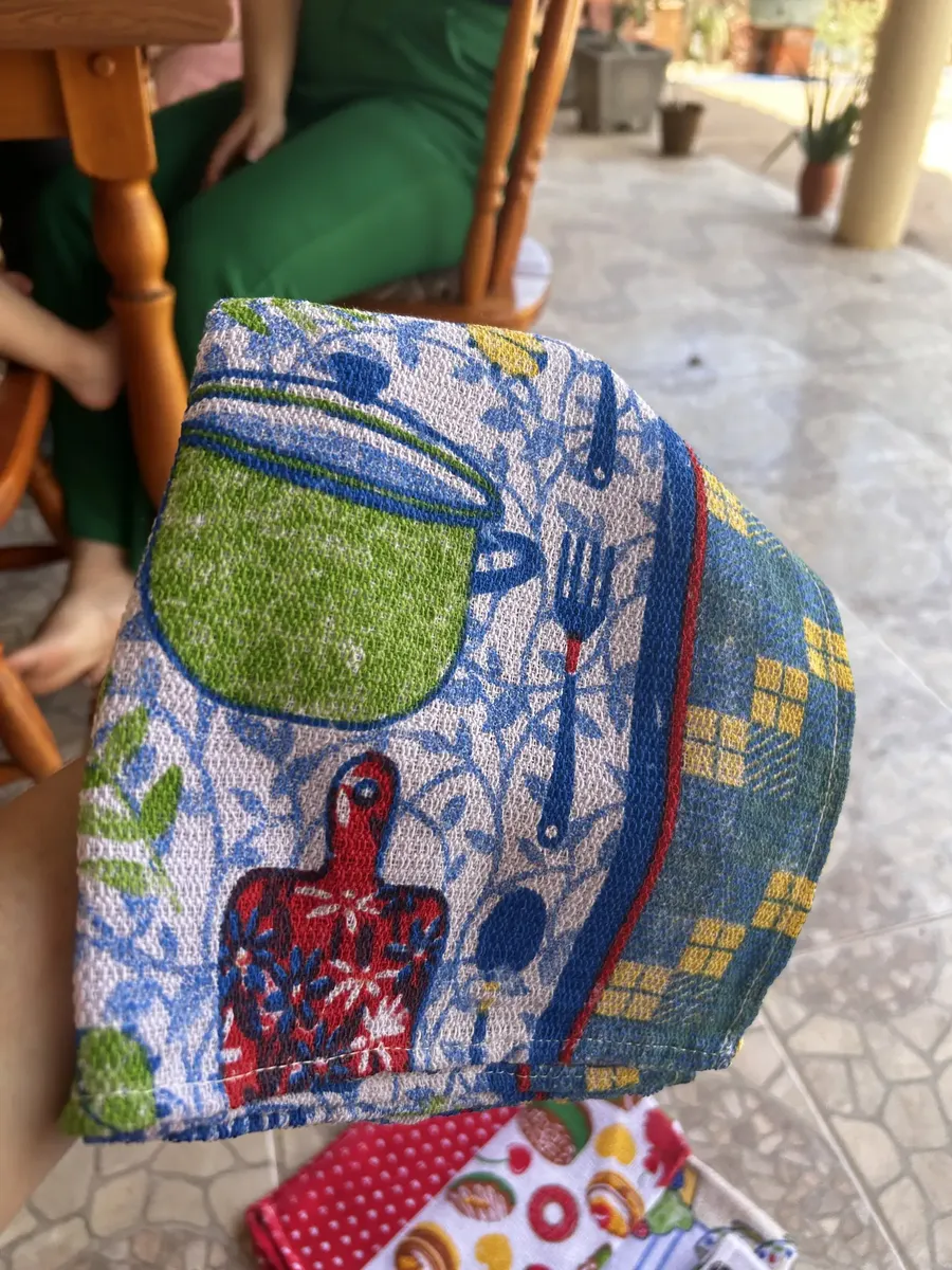 Foto enviada por cliente que comprou o kit de panos